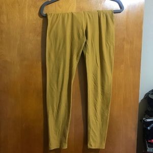 Mustard Lularoe leggings